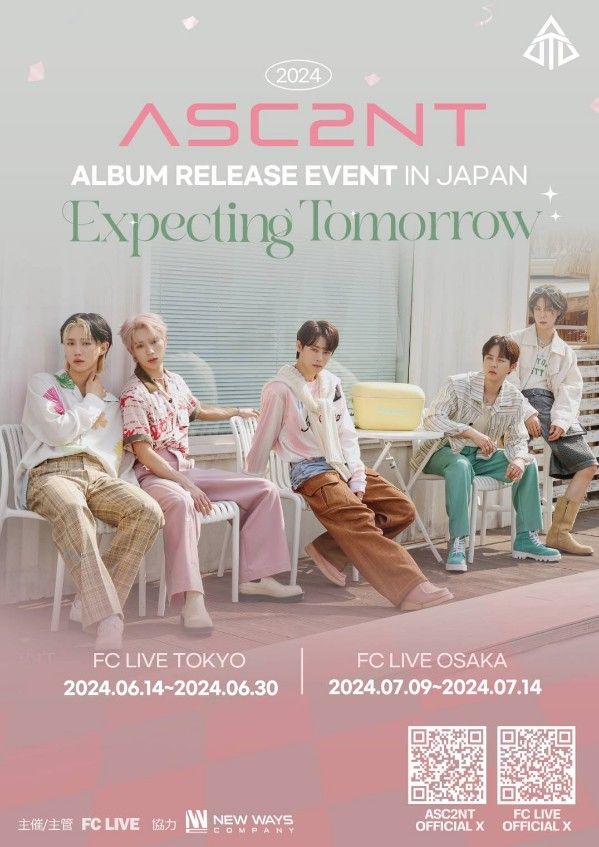 ASC2NT ALBUM RELEASE EVENT IN JAPAN Expecting Tomorrow > TI-MA ...