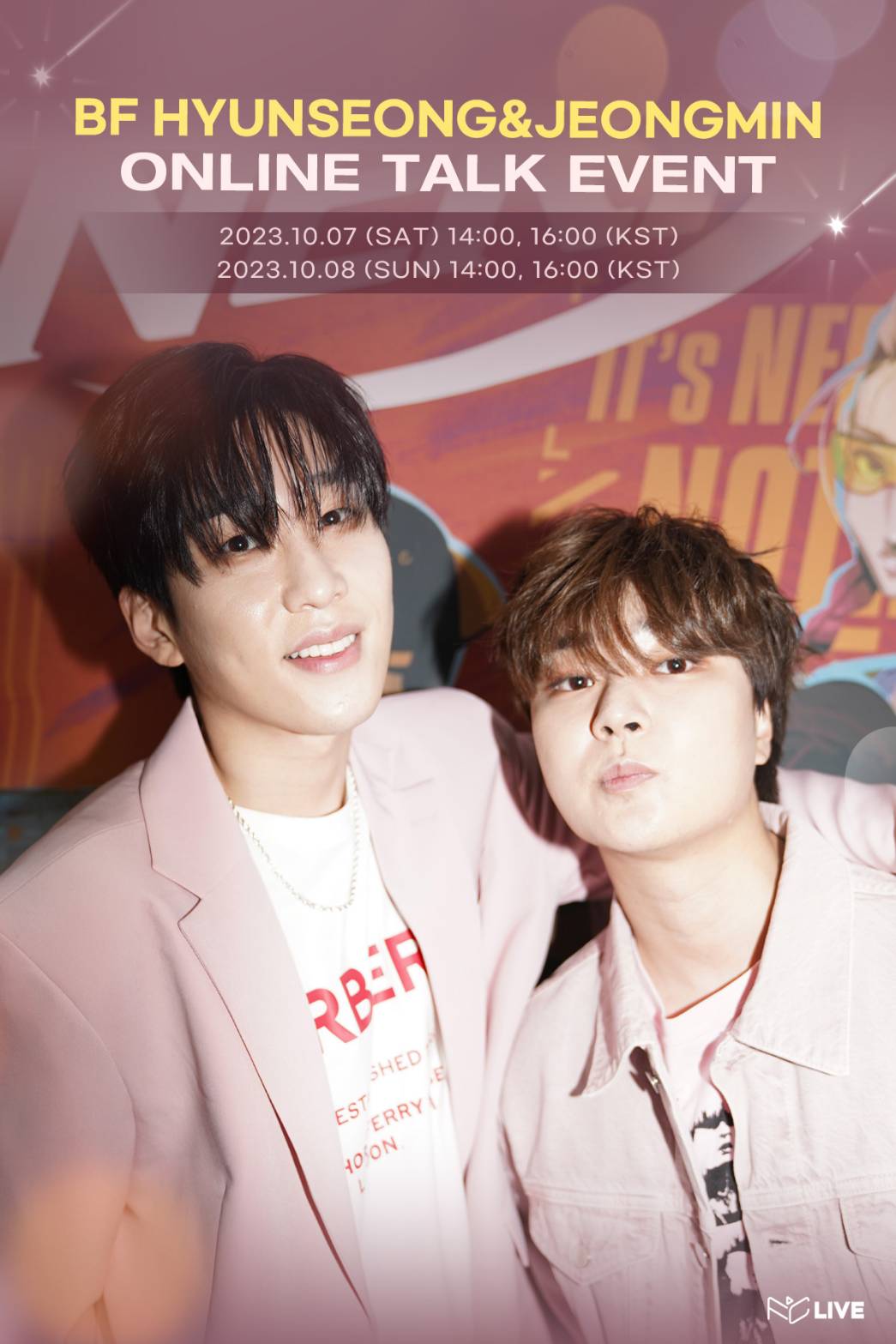 BF HYUNSEONG&JEONGMIN ONLINE TALK EVENT