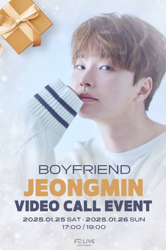 BOYFRIEND JEONGMIN VIDEO CALL EVENT